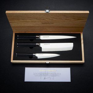 Kamimoto Handcrafted Japanese Honshu Steel knife set